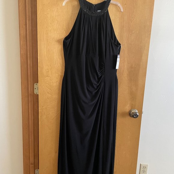 New! Chaps Halter Maxi Dress - Picture 3 of 5